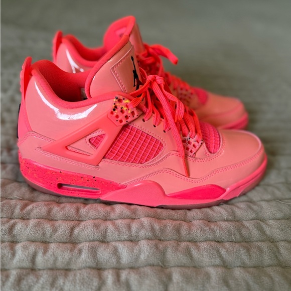 Air Jordan 4 Retro HOT PUNCH Size 8 Women’s RARE - Picture 3 of 10